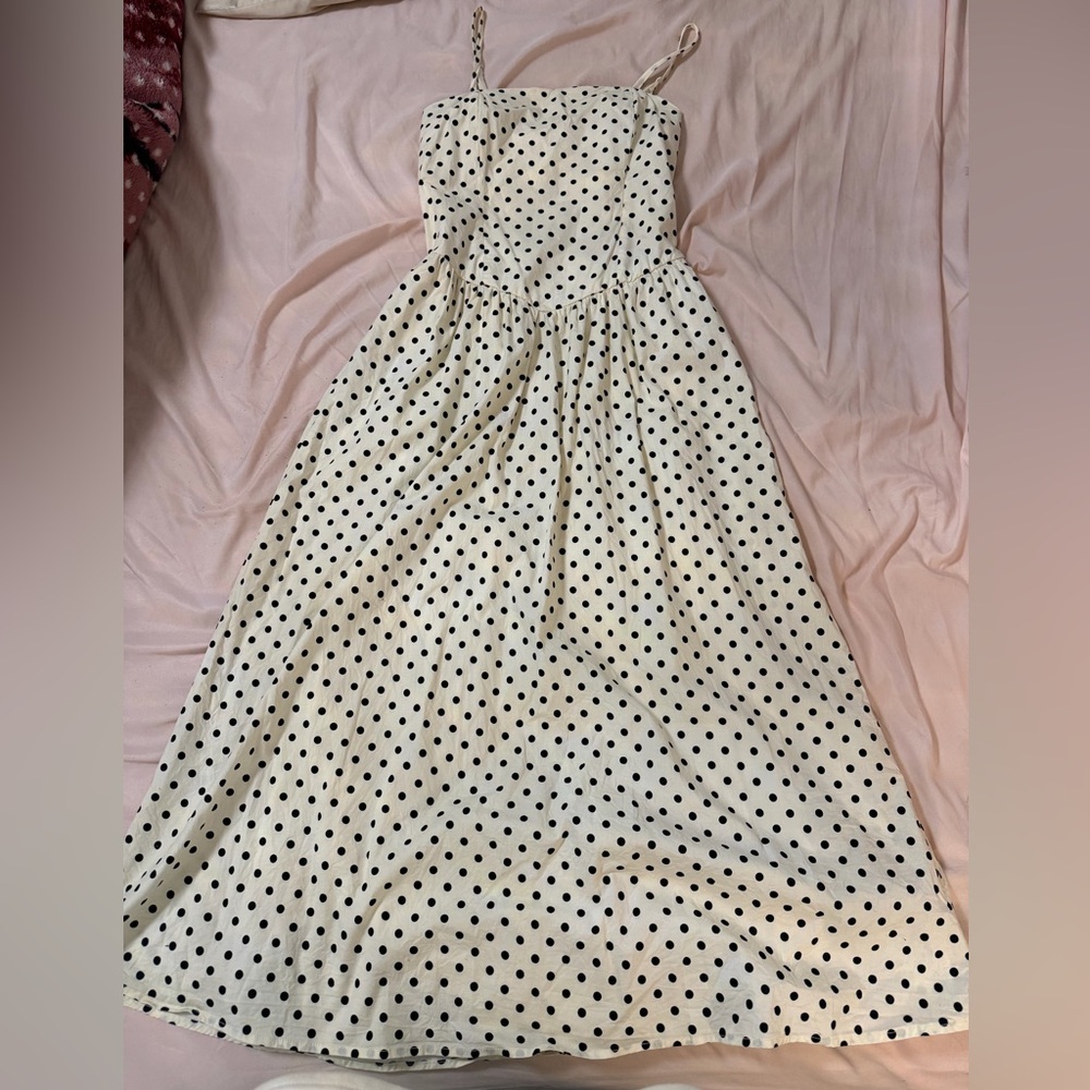 Polka Dot Maxi Dress